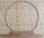 DIY Aufsteller Holzständer Holzklötzchen mit Loop Ring 25 cm